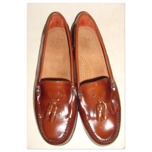 Brown Bass Weejuns Washington Tassel Loafers 9M
